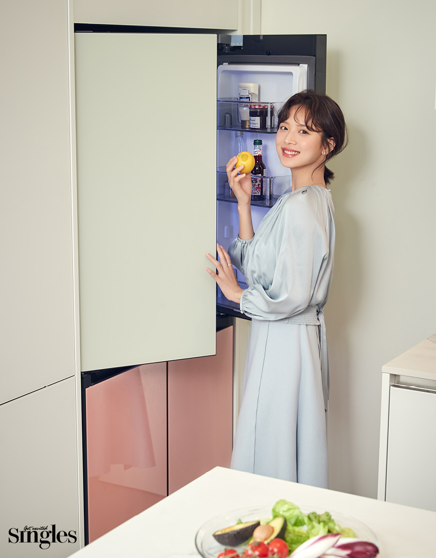 하트시그널 출연진이 삼성전자 비스포크 가전과 함께한 싱글즈 화보